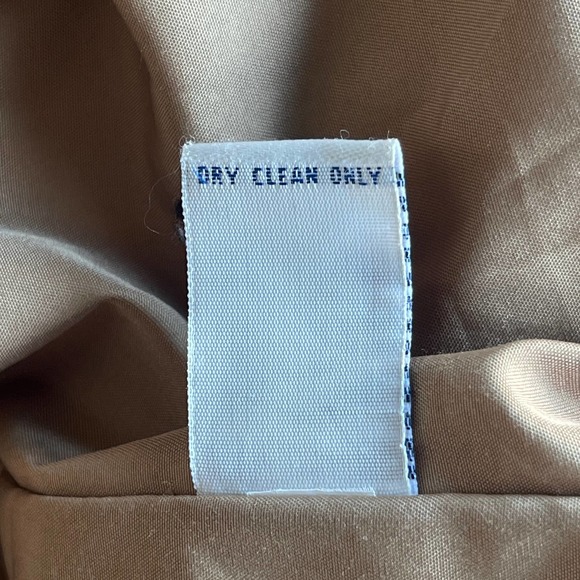 Old Navy Pea Coat Womens Extra Small XS Tan Button Up Belted Wool Blend Lined - Picture 7 of 11